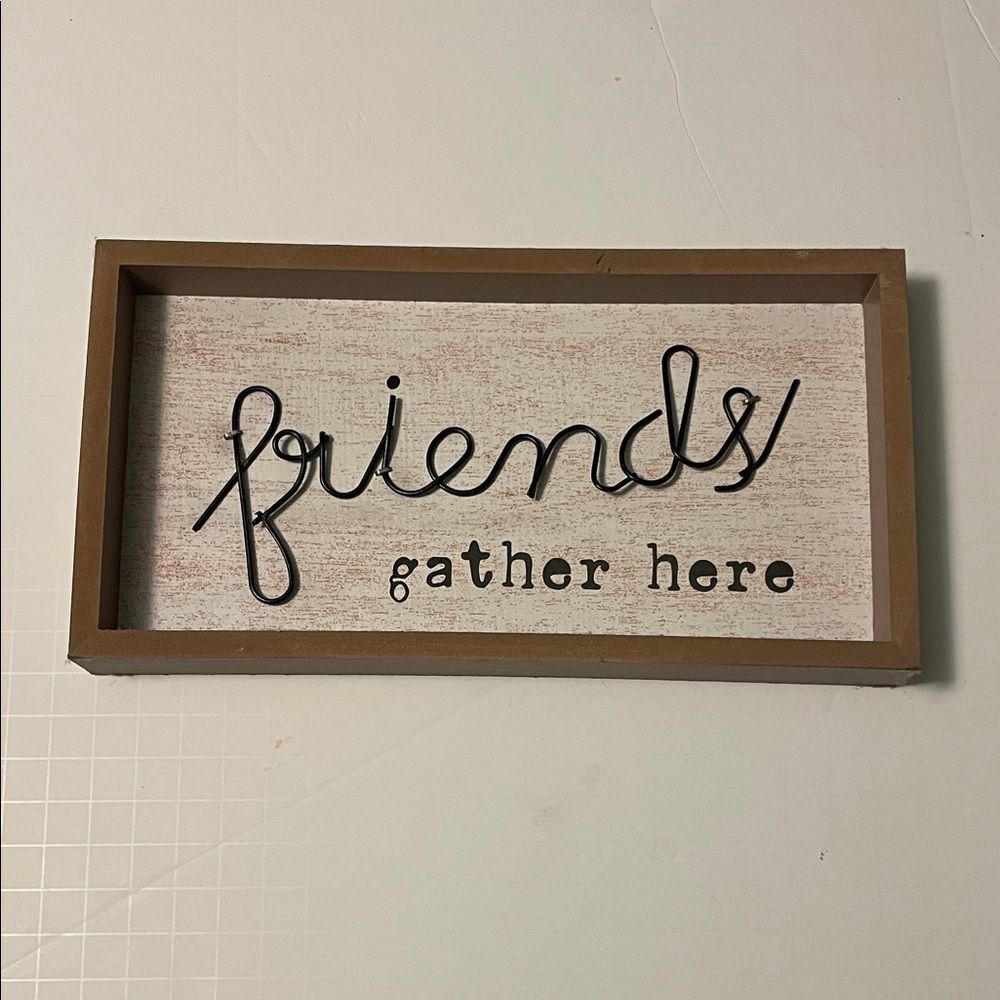Brown and Black Wall Sign